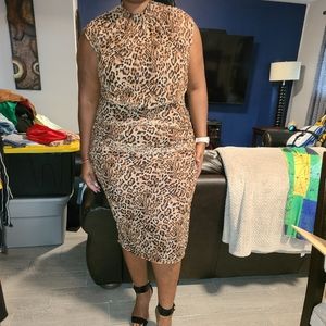 Chico's leopard print dress